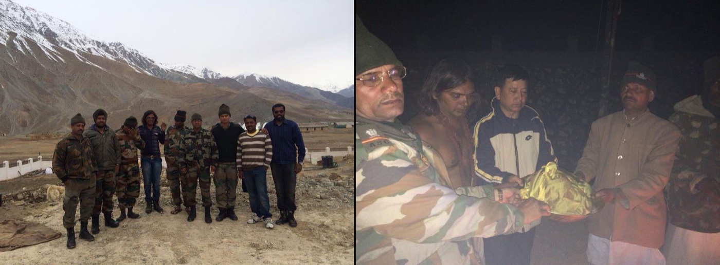 Yagna at army camp in Ladakh